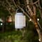 Glitzhome® 8.5" Flower Cutout Solar Powered Hanging Lantern
